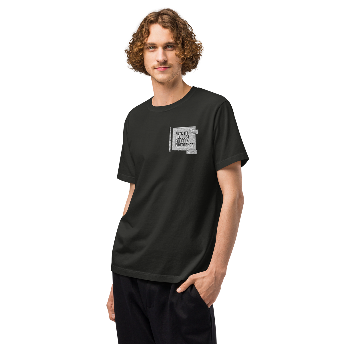 F*ck It! Embroidered Oversized Shirt product image